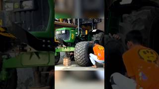 NEW TYRES FOR JOHN DEERE🔥NISHU DESHWALautomobilenishudeshwalviralshorts [upl. by Ennaerb115]