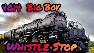 4014 Big Boy Whistle Stop in Carlin NV [upl. by Esaj]