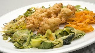 Receta de Buñuelos de bacalao con verduras a la plancha de Karlos Arguiñano  Programa completo [upl. by Renner431]