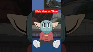 Kids Now vs Then 🥲 animation nostalgia cartoon 2000s [upl. by Sinnylg868]