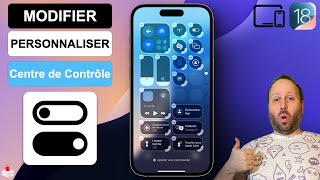 Comment Personnaliser le Centre de Contrôle  iPhone  iPad  iOS 18 [upl. by Ainerol906]