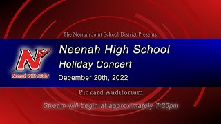 2022 Neenah High School Holiday Concert [upl. by Swamy]