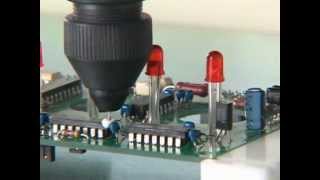 Applying silicone resin to circuit board using robot and NETZSCH Dispensing pump [upl. by Lin]