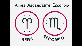 ♈ ARIES Ascendente ESCORPIO ♏  ASTROLOGÍA [upl. by Esirahc]