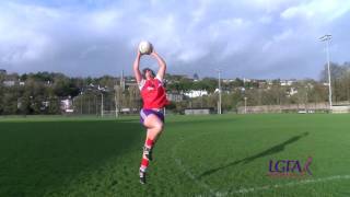 Ladies Gaelic Football Skills  The High Catch [upl. by Nnaear]