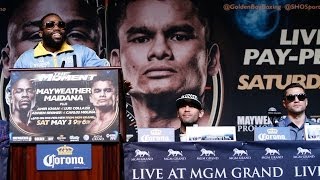 Undercard Press Conference  Mayweather vs Maidana  SHOWTIME Boxing [upl. by Davita]