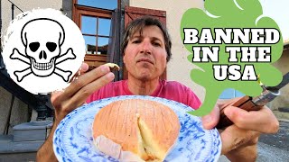 Trying Napoleons Favorite Cheese In France one of the strongest in the world [upl. by Zennas]