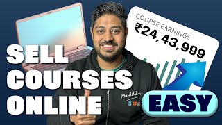 The NEW WAY to Create an Online Course that Sells Effortlessly  IN HINDI [upl. by Adirehs197]