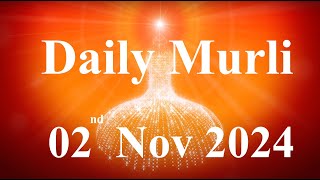 Daily Murli English 2 November 2024daily English murlimurli in EnglishEnglish murli todayMurli [upl. by Jarlath]