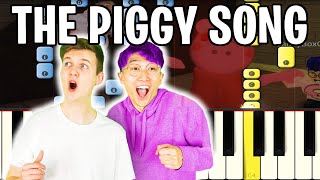 ULTIMATE ROBLOX PIGGY SONG  LankyBox [upl. by Leslee]