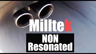 VW Golf V GTi  Milltek Exhaust Sound Catback [upl. by Flem]