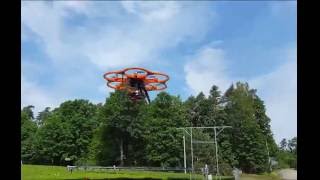 MicaSense RedEdge on Aibot X6 over forest nursery in South Poland [upl. by Edak]