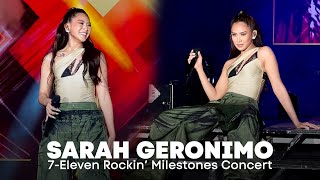 ‘Kilometro’ ‘DatiDati’ ‘Alam’ ‘Tala’  7Eleven Rockin’ Milestones Concert  Sarah Geronimo [upl. by Dickey]