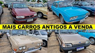 FEIRÃO DE CARROS ANTIGOS A VENDA  ANOS 70 80 90 e 2000 [upl. by Akimit]