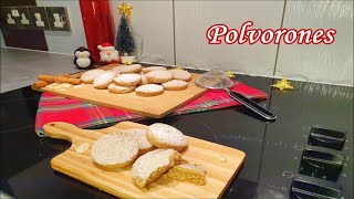 Como hacer POLVORONES  Receta Casera  Fácil y Rápida 👩🏽‍🍳🎄 [upl. by Willy]