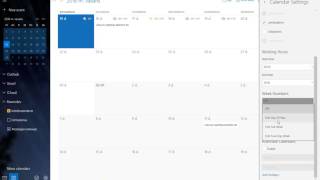 Windows 10 calendar app show week numbers [upl. by Nesral203]