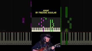 Anak by Freddie Aguilar piano cover  sheet music amp lyrics [upl. by Avi]