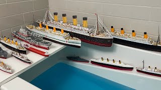 Back to back Review of Ships Titanic Britannic Will They sink or Float [upl. by Aigil664]