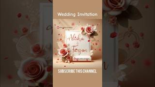 𝐖𝐞𝐝𝐝𝐢𝐧𝐠 𝐈𝐧𝐯𝐢𝐭𝐚𝐭𝐢𝐨𝐧  𝐀𝐥𝐢𝐬𝐡𝐚 amp 𝐅𝐚𝐫𝐳𝐚𝐧  trending wedding weddinginvites design shorts [upl. by Waverly]