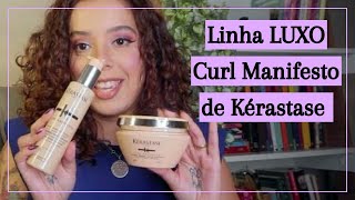 RESENHA LINHA CURL MANIFESTO DE KERASTASE  Tamires Maia [upl. by Ytnom]