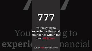 Affirm yes 777 💷🏠🚖 positivity shorts mindset quotes highvibe soulgrowth spiritualgrowth [upl. by Anirol]