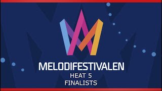 Melodifestivalen 2024  Who will compete in Heat 5  Eurovision 2024 [upl. by Teirrah284]