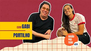 Casão Pod Tudo Gabi Portilho futebol [upl. by Martguerita]