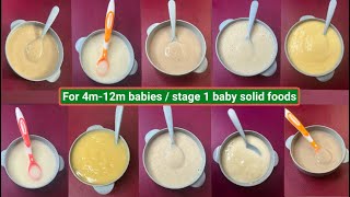 4 Month Baby Foods Baby Puree Recipes Baby First Solid RecipesHomemade Stage 1 Baby  Faith Vibes [upl. by Uis616]