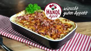 KartoffelGratin mit Speck  Rezept von HANDL TYROL [upl. by Ybab]