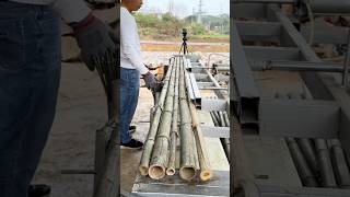 Bamboo Processing in Action”￼ bamboo woodworking satisfying tools [upl. by Heron]