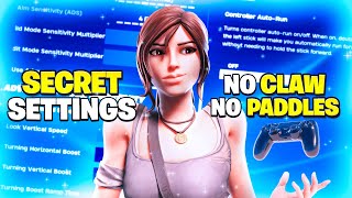 SECRET BEST Controller Settings For Fortnite Chapter 5 PS4PS5XboxPC [upl. by Franz]