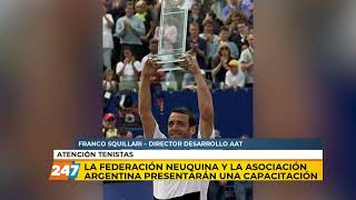 Capacitación de la federación neuquina y la asociación argentina de tenis Squillari  Grito Sagrado [upl. by Lav564]