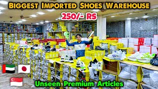 Biggest Shoes Warehouse 🤯🔥  Unseen Shoes  Shoes Wholesale Market in Delhi  Rider Shoes Ballimaran [upl. by Fennelly]