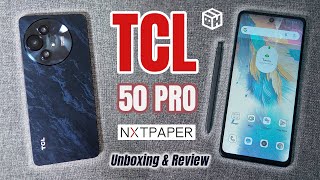 Pantalla multipropósito 👁️📖🔋 TCL 50 Pro NxtPaper Unboxing amp Review [upl. by Aehtna]