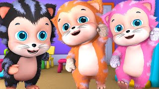 Meri Billi Kali Pili  Billi Mausi  Main Tera Billu Tu Meri Billi  Hindi Nursery by Jugnu Kids [upl. by Odnomyar]