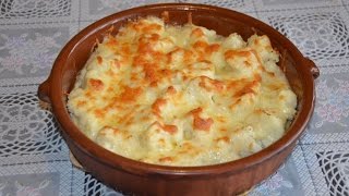 Coliflor con bechamel al horno [upl. by Ytsim260]