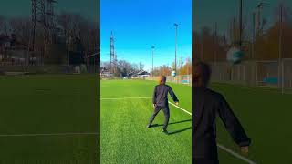 The first touch 🤯 and the pass 😱 ballerfits passing passingskills firsttouch football [upl. by Erna]