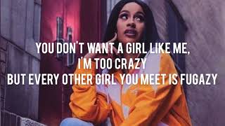 Cardi B  Girls Like You Verse [upl. by Milore889]