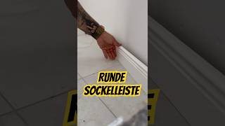 Sockelleiste an einer Rundung montieren shorts diy [upl. by Roscoe]