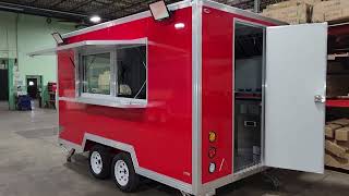 8 X 12 Food Concession Trailer Fully Loaded With Every Option [upl. by Johannah832]