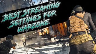 Best OBS Settings for Warzone  Single PC Setup [upl. by Akenet337]