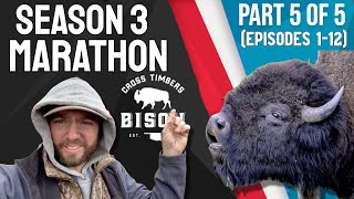 Cross Timbers Bison SEASON 3 MARATHON Part 5 of 5 [upl. by Aleck]