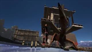 Ark Survival Evolved Quetzal Catcher Cage Tutorial [upl. by Lleval629]