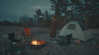 CAMPING ON LAKE SUPERIOR  UPPER PENINSULA  TOURIST PARK CAMPGROUNDS IN MUNISING MI [upl. by Ytsirhc]