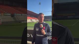 Voorbeschouwing  Trainer Edwin Hermans over Jong FC Utrecht  MVV Maastricht 4 november [upl. by Ruscio683]