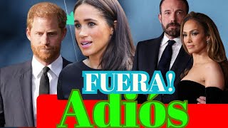 Meghan Markle y Harry fuera titulos Ben Affleck y Jo se acabó [upl. by Daryle]