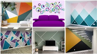 Top 50  3D Geometric Wall Paint Design Ideas 2024  Wall Paint Ideas  Wall Decor Idea home paint [upl. by Yvette338]