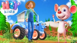 The Farmer In The Dell nursery rhyme  more farm songs for kids  HeyKids [upl. by Oaks928]