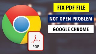 Fix Chrome PDF Viewer Not Working Problem Solve [upl. by Nodgnal]