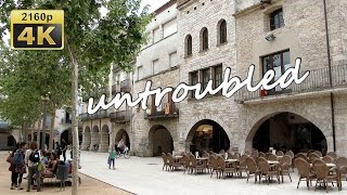 Banyoles a guided Tour through the Old Town Catalonia  Spain 4K Travel Channel [upl. by Forward935]